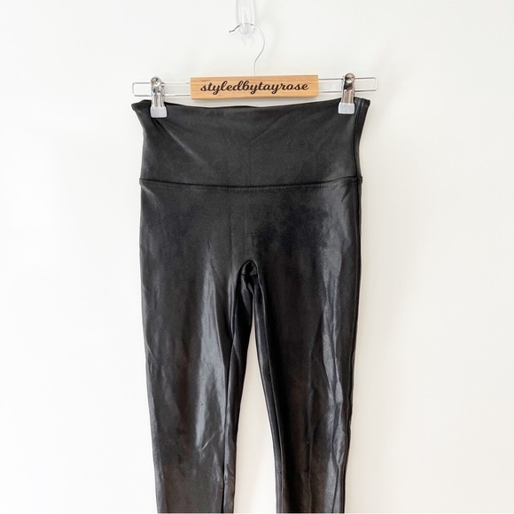 Spanx Faux Leather Leggings Black - Picture 4 of 10